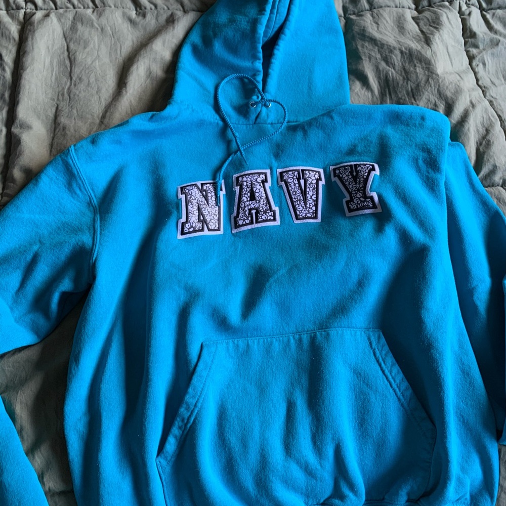 Navy hoodie